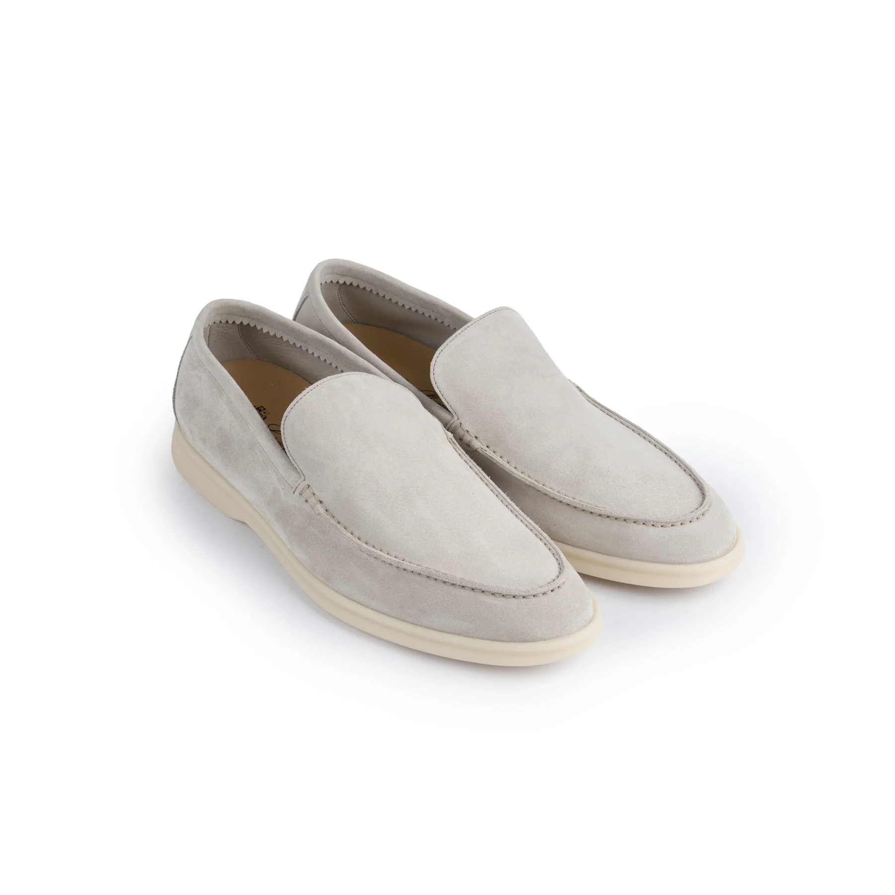 Loro Piana Men’s Summer Walk Loafers – Classic Beige Suede - Image 2
