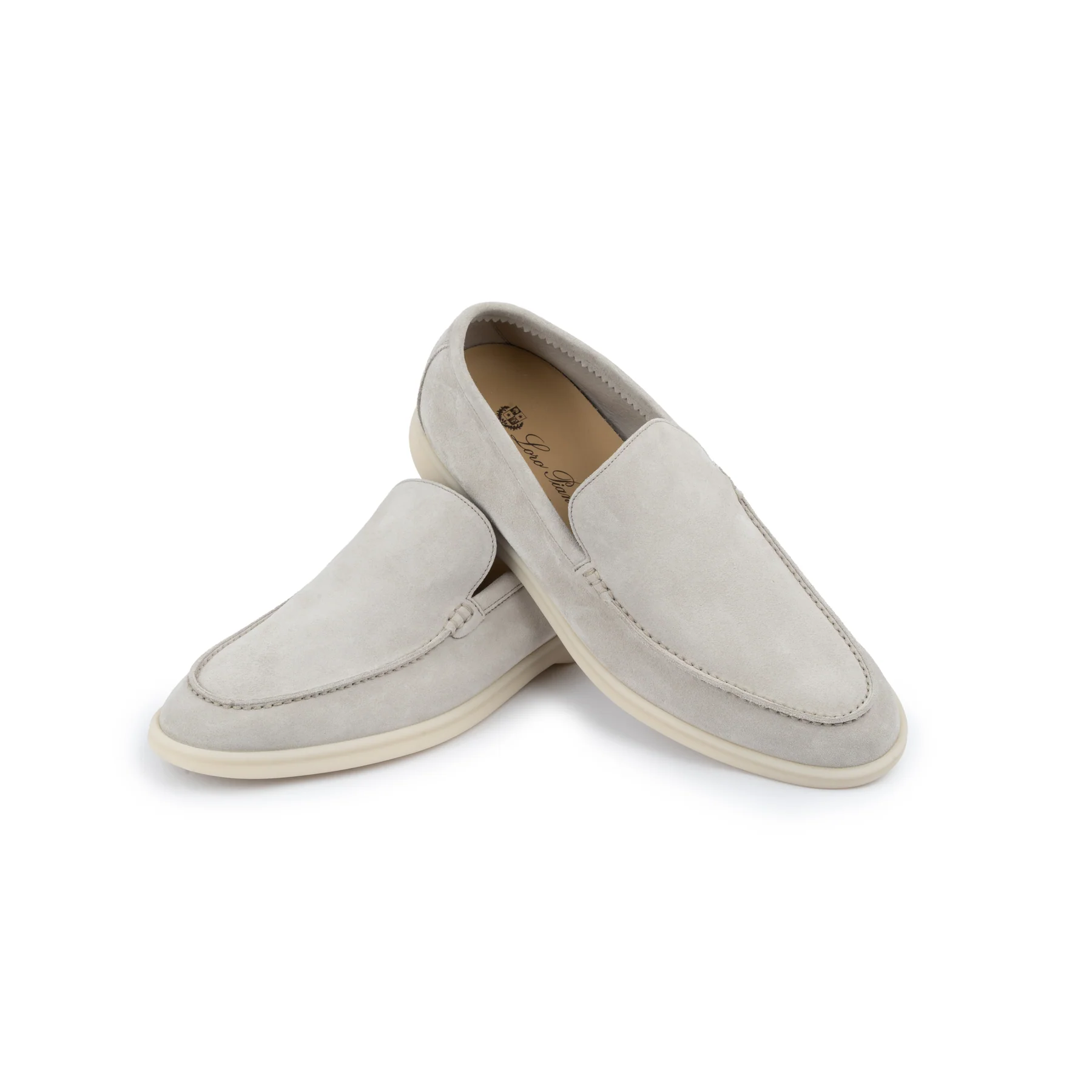 Loro Piana Men’s Summer Walk Loafers – Classic Beige Suede - Image 6