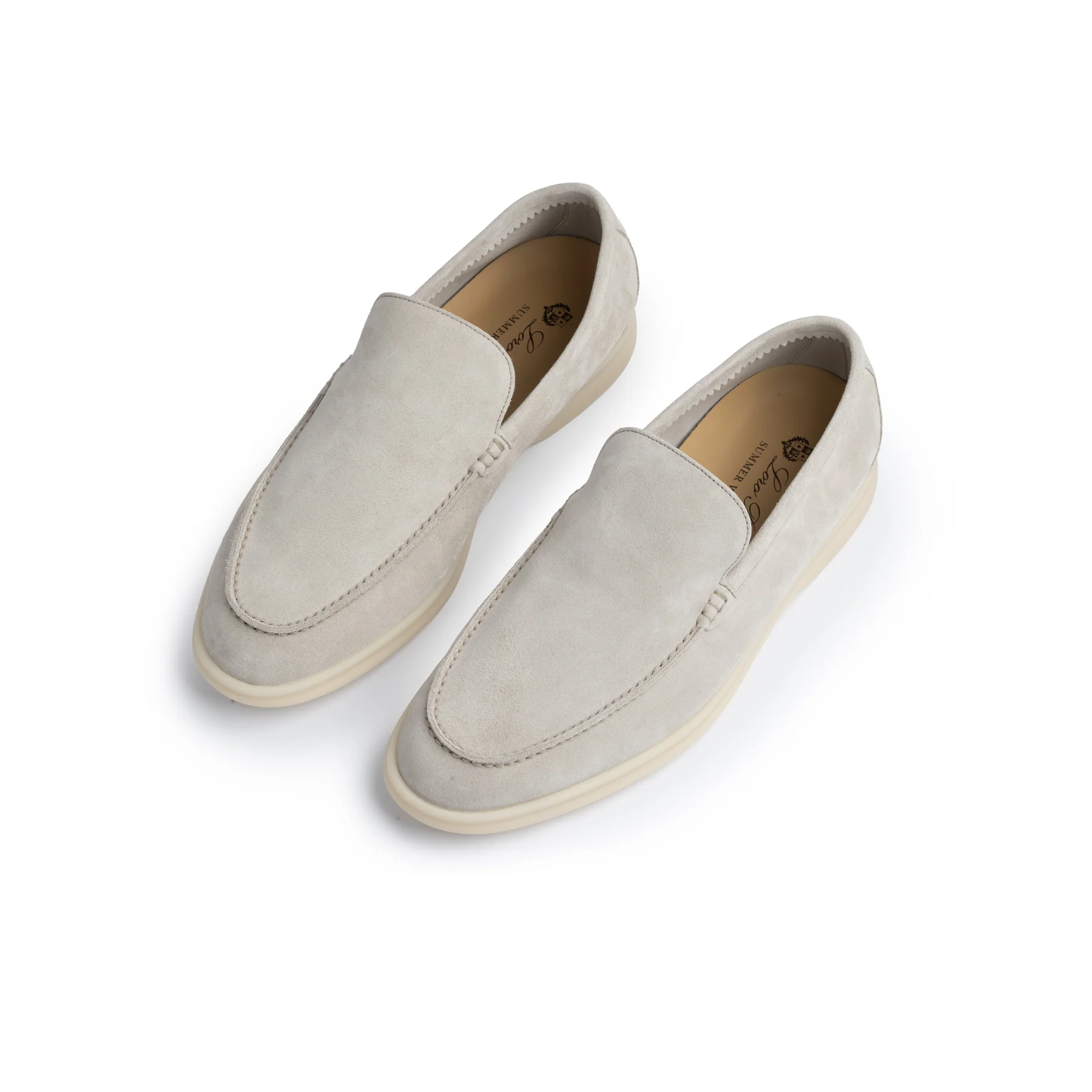 Loro Piana Men’s Summer Walk Loafers – Classic Beige Suede - Image 9