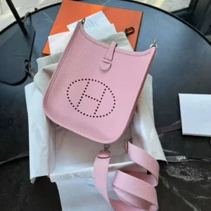 Hermès Mini Evelyne Rose Sakura