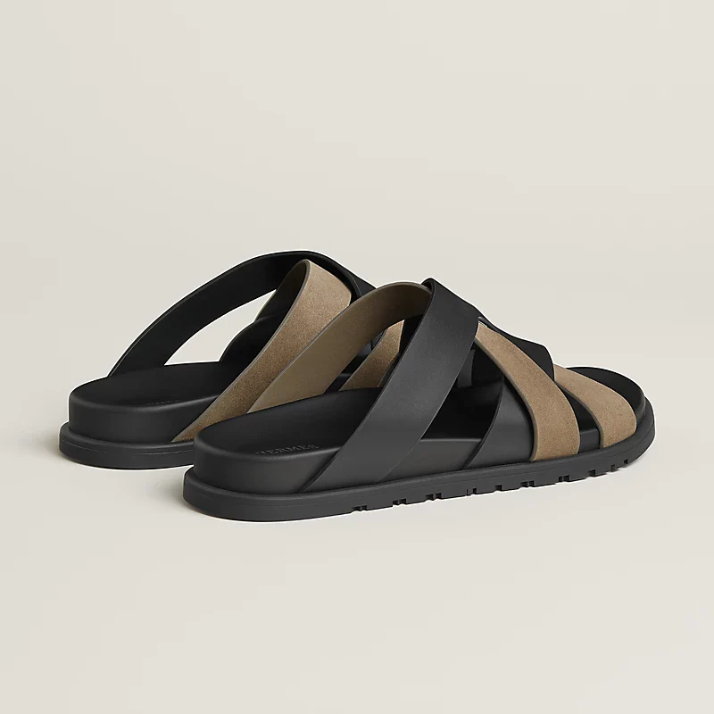 Hermès Kazimir noir / étoupe - Image 6